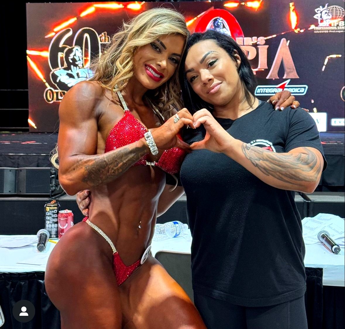 Karen Garrett with Mutant athlete at expo